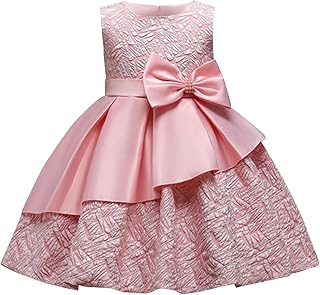 Vestidos de fiesta de cumpleaños, boda, dama de honor, vestido formal de satén con lazo, vestido de baile