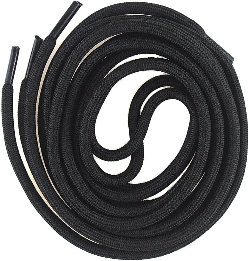 6mm Round Athletic Shoelaces Solid Colors Shoe Laces