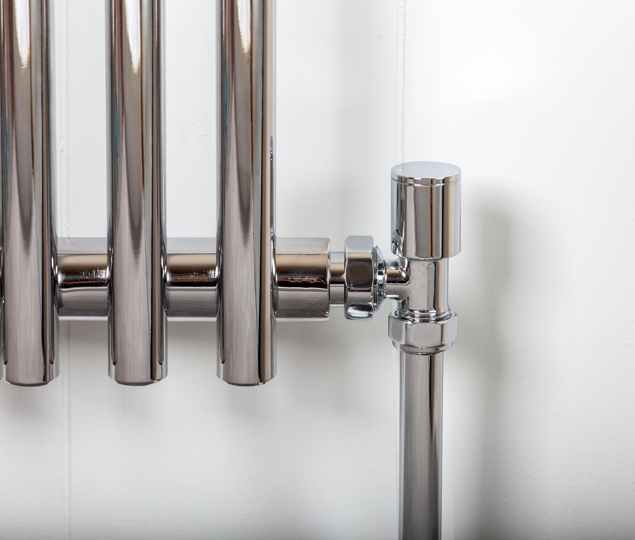 Team Controls Towel Rail Valves Angled Chrome Pair 15mm Heavy Pattern x 1/2" - Image 3