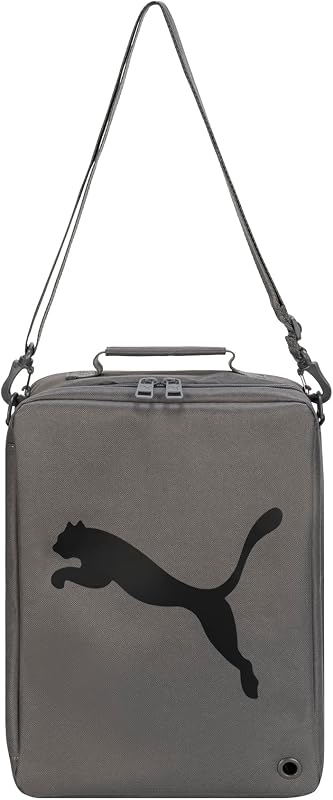 Prowl Shoe Bag in Durable Nylon with Padded Handle, Adjustable Strap & Ventilation, Meidum Grey, One Size