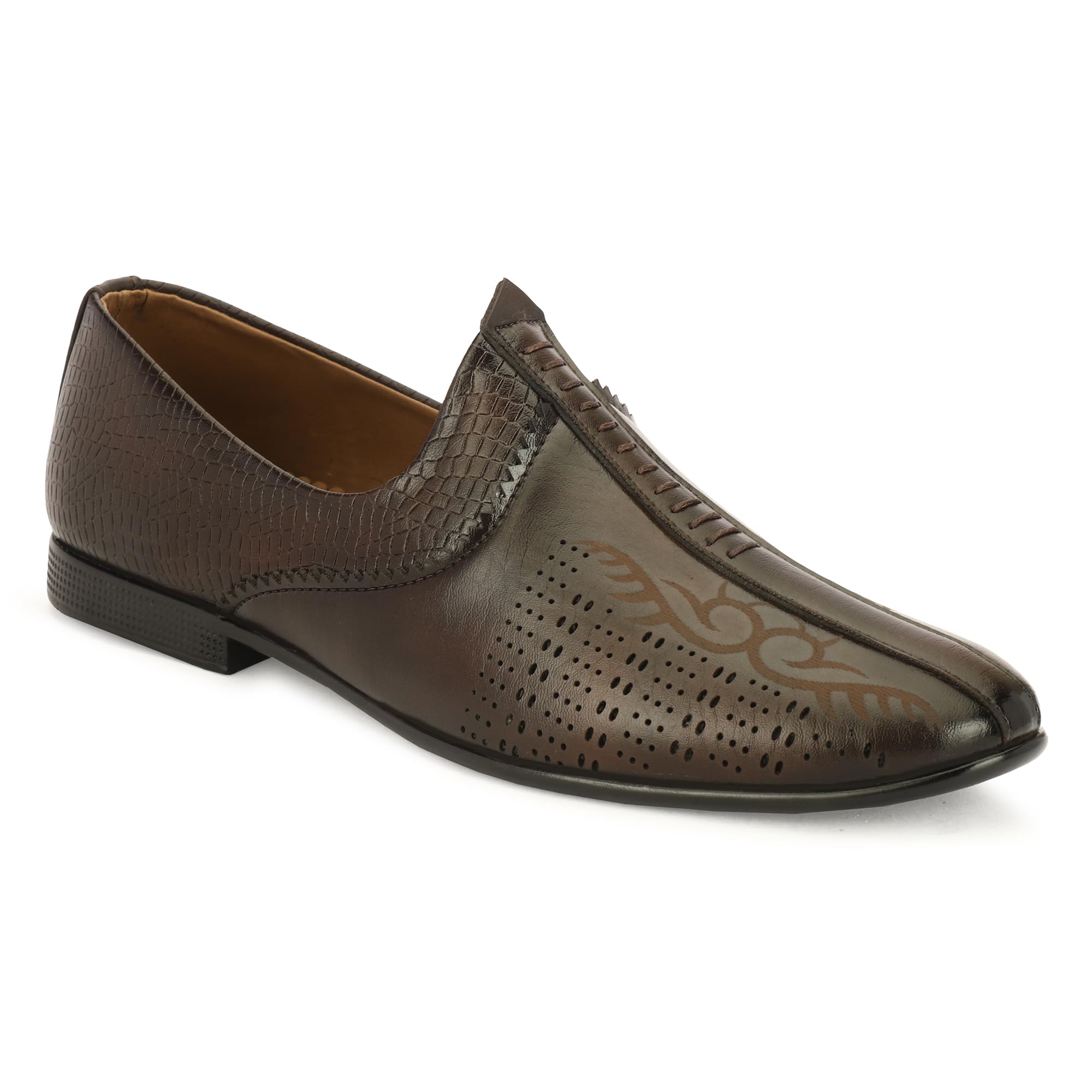 Men’s Stylish Brown Loafers Shoes | Slip-On Casual Formal Shoes for Men | Lightweight Designer Office Footwear-picture-40