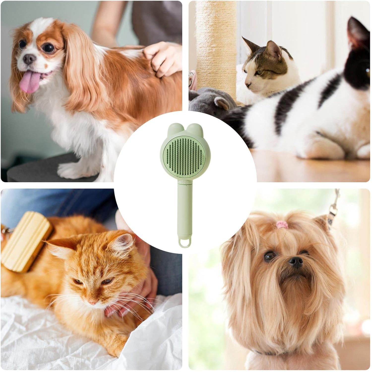 Pet Hair Remover, Shedding Tool, Straight Brush - Image 4
