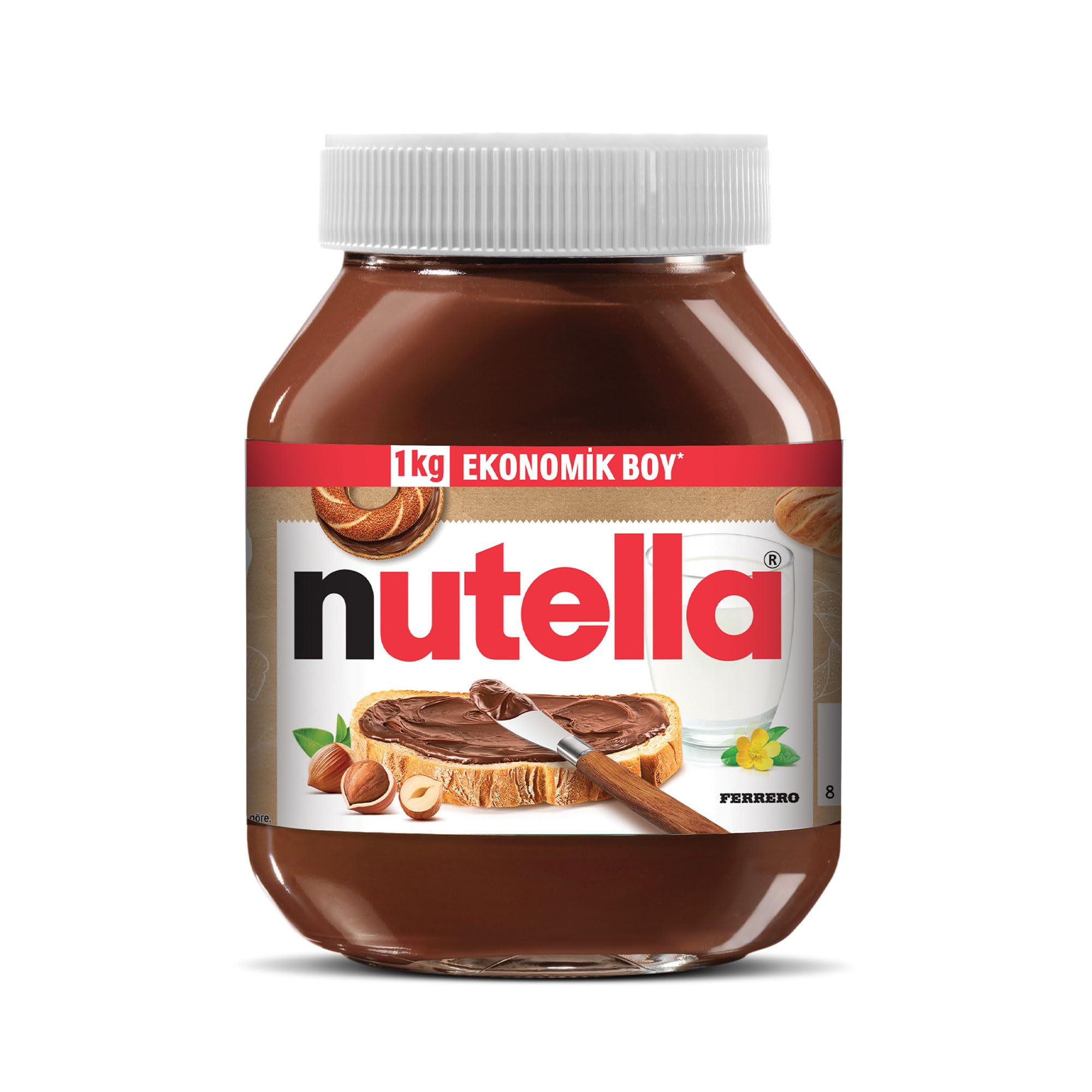 Nutella Kakaolu Fındık Kreması 1 Kg | Glutensiz