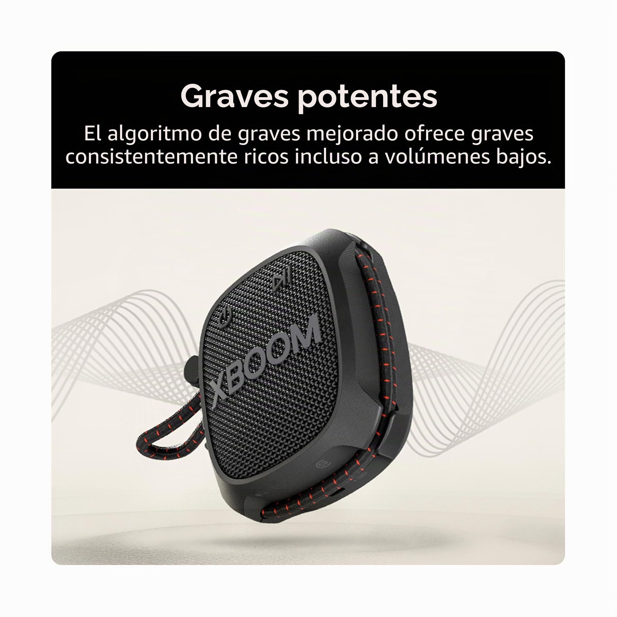 LG XBOOM Go XG2 Mini altavoz Bluetooth portátil, paquete doble, resistente al agua, portátil al aire libre, hasta 10 horas de duración de la batería, 5 W, con transmisión inalámbrica de música