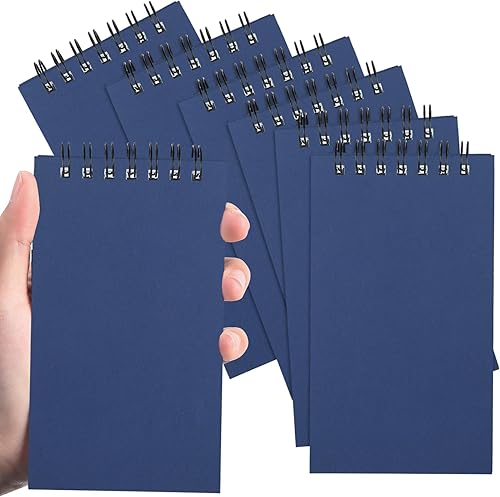 Miniatura 20 de Tenceur 18 piezas de cuadernos de bolsillo pequeños a granel de 3 x 5 pulgadas, cuadernos de notas en espiral mini con tapa superior, cuadernos con
