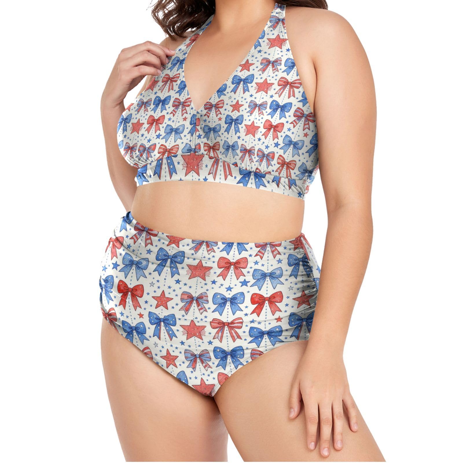 FRODOTGV Trajes de baño femeninos de talla grande L-4XL