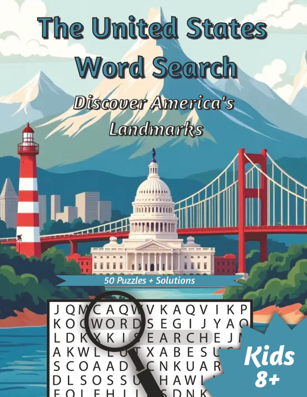 The United States Word Search: Discover America's Landmarks