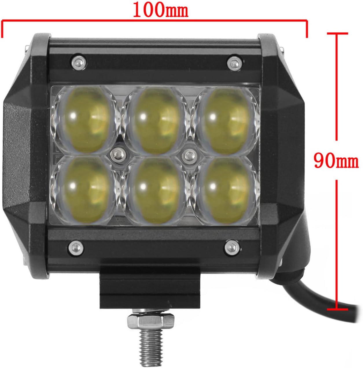 4Inch 30W OSRAM Led Work Light Bar Flood Beam 4WD ATV Offroad Atv Suv Driving Lamp