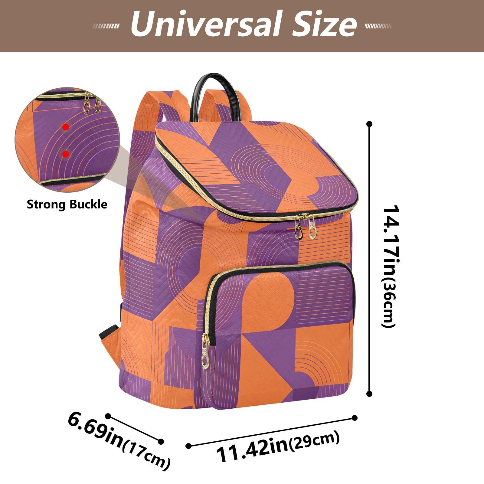 Zaino alla moda da 15L per le donne robusto resistente all'usura