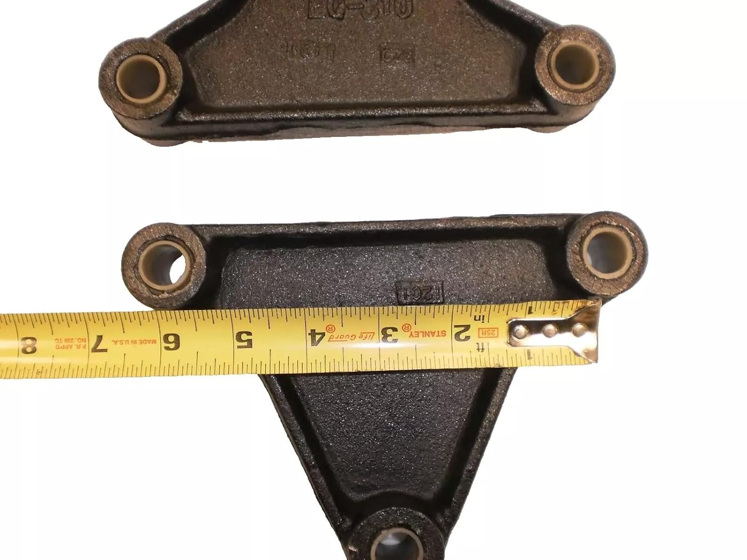 2- for Dexter 2,000, 3,500, 5,200, 6,000 7,000 4" Tall Equalizers 9/16" Holes 6" Wide Trailer Axle Spring Pivot Center