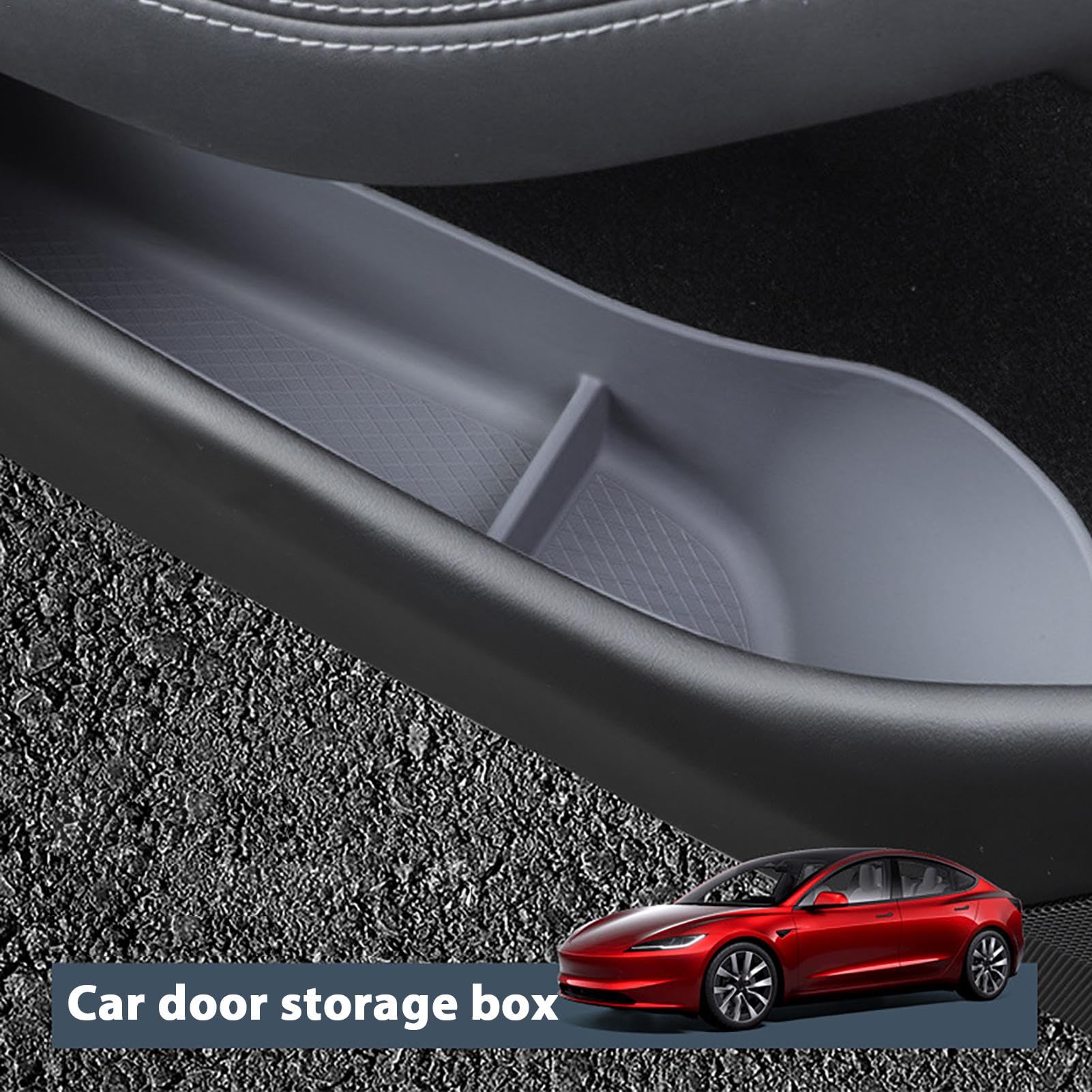 Organisateur de porte latérale de voiture - Plateau de rangement pour