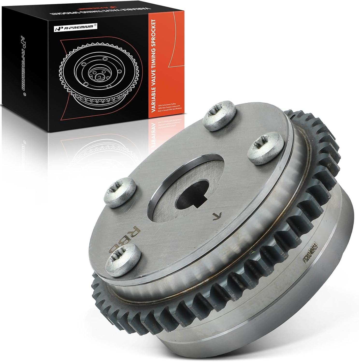A-Premium Exhaust Engine Variable Valve (VVT) Timing Sprocket Gear Camshaft Phaser Adjuster Compatible with Acura TSX 2004 2005 2006 2007 2008, 2.4L, Replace# 14310RBB003