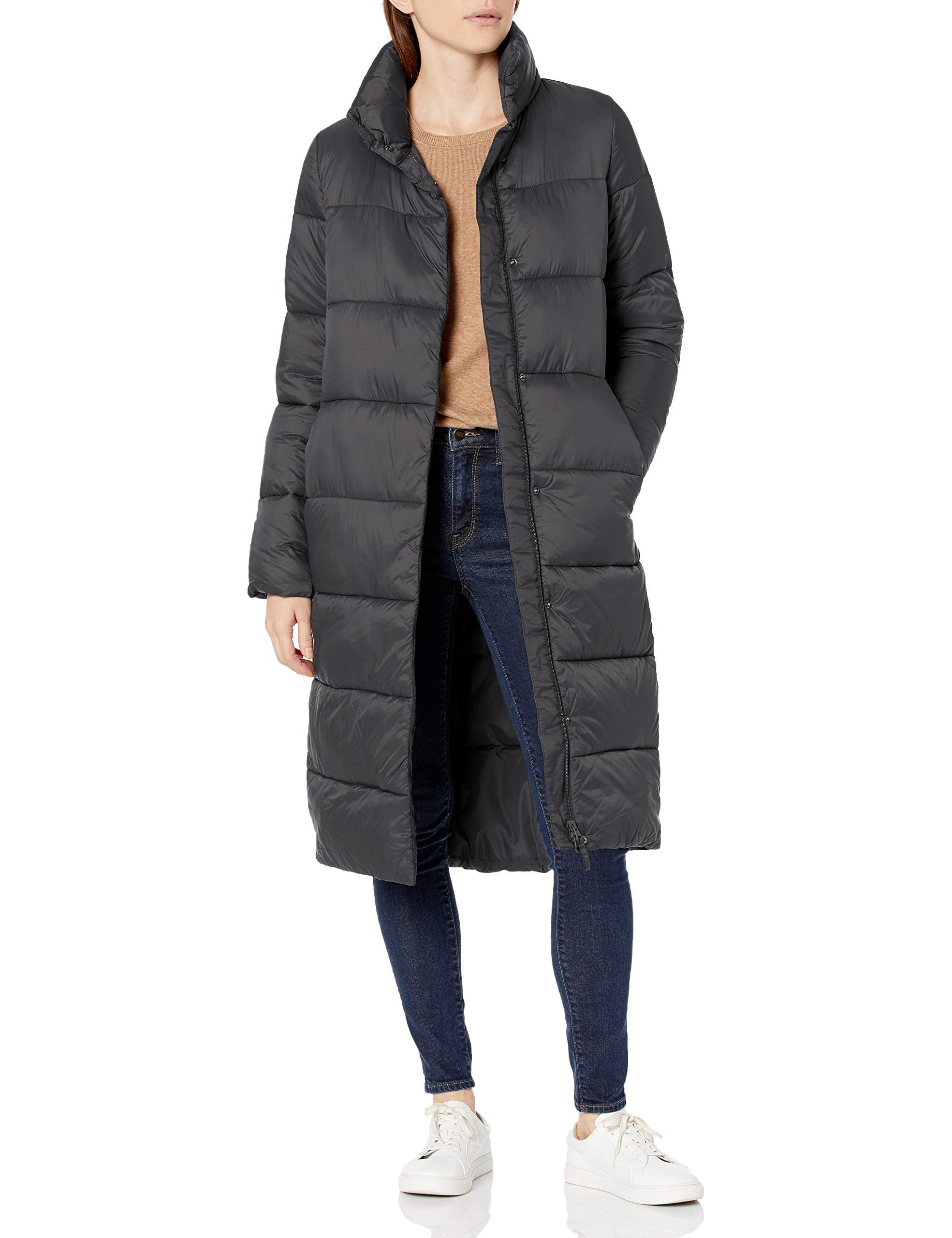 Amazon Essentials Donna Piumino Cocoon Invernale Lungo Leggero con Cerniera Integrale Impermeabile