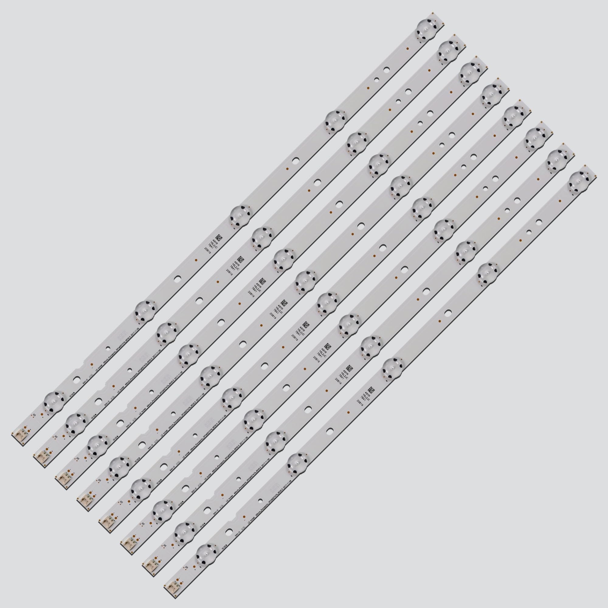 Tira LED de 510mm para reparar pantalla oscura de TV de 49 6