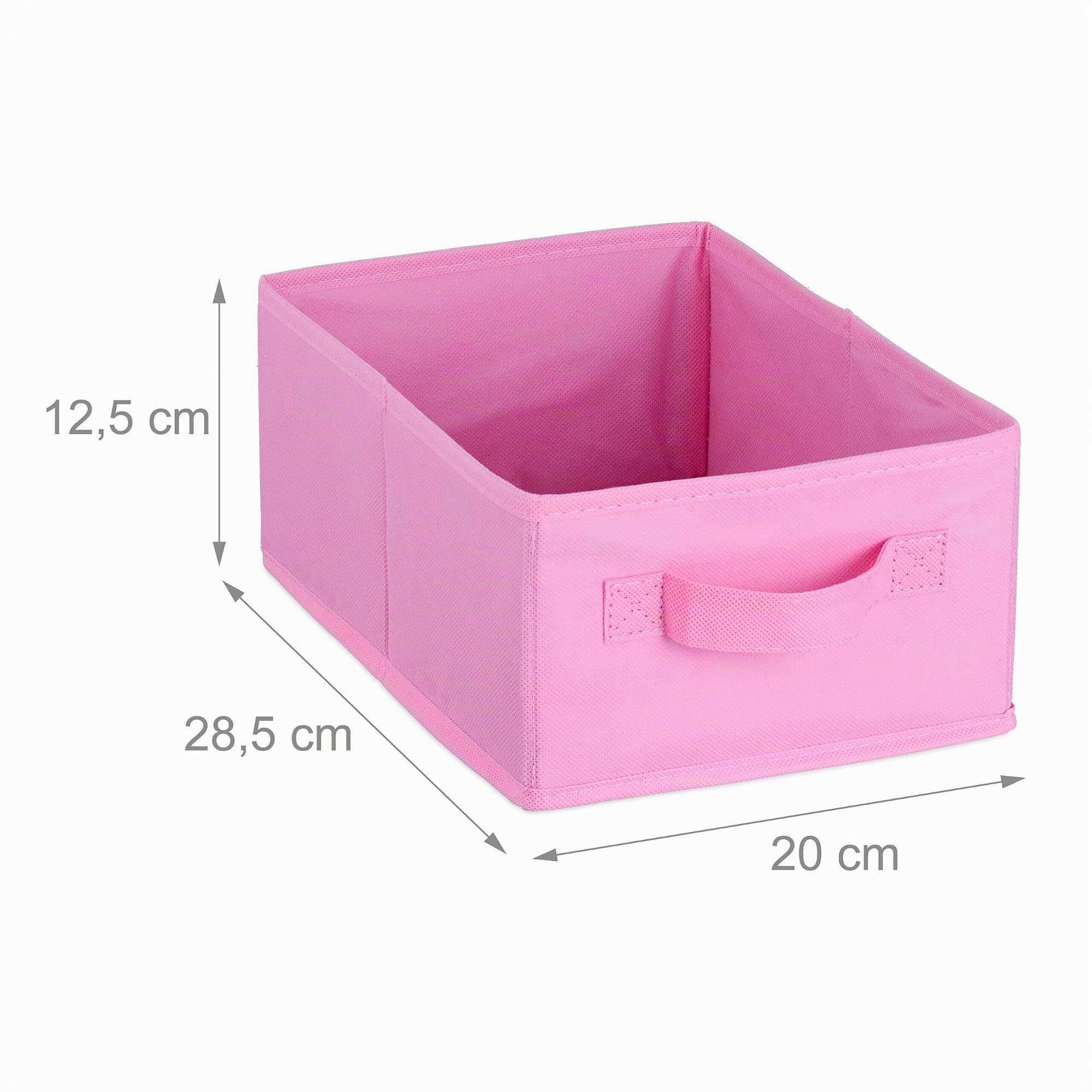 Relaxdays Estantería Infantil con 6 Cajas, 2 Bolsas de Tela, Organizador Juguetes para Niños, 74x62,5x31 cm, Multicolor