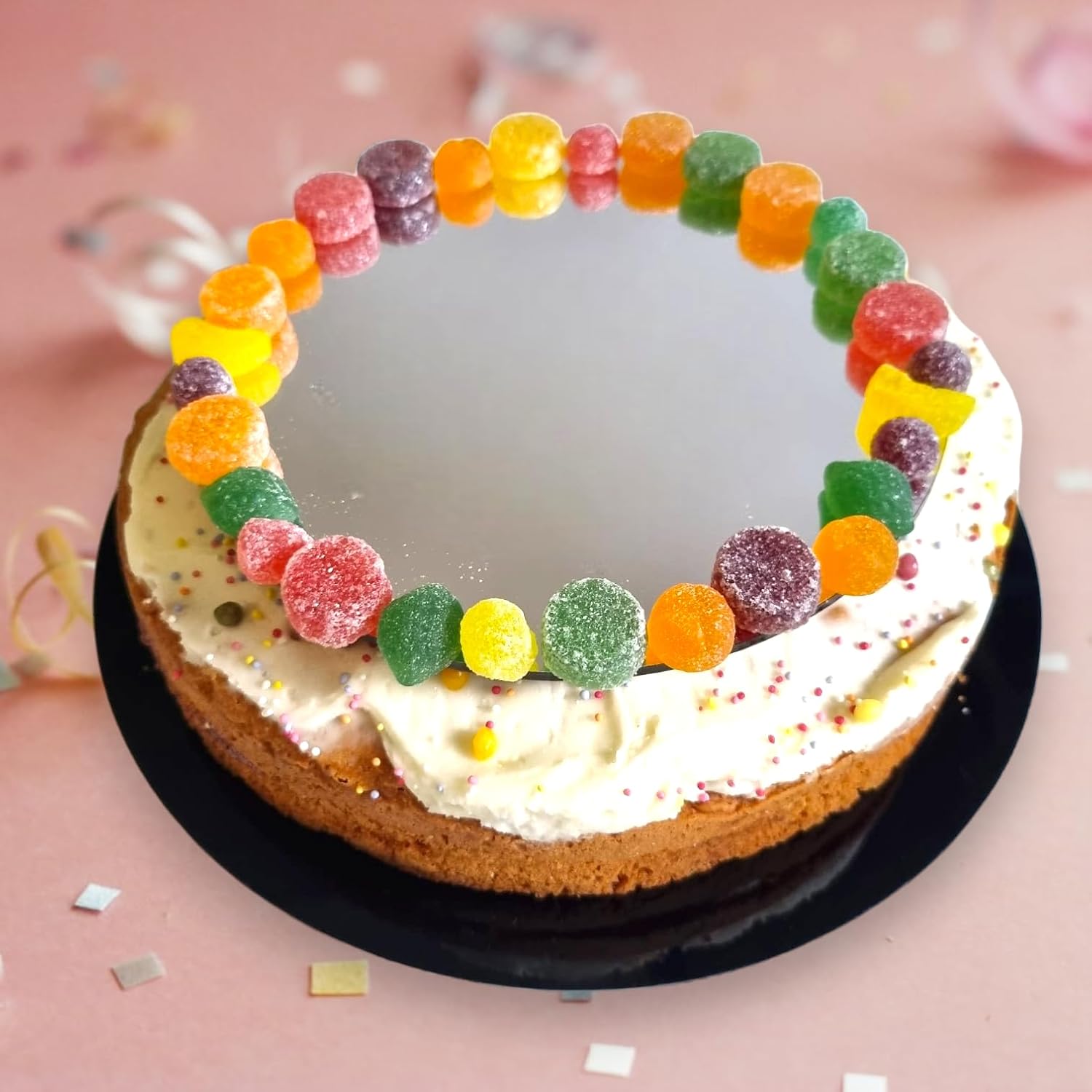 Super Cool Creations Selfie Cake Mirrors (Reusable Acrylic), Sizes, Shapes Available