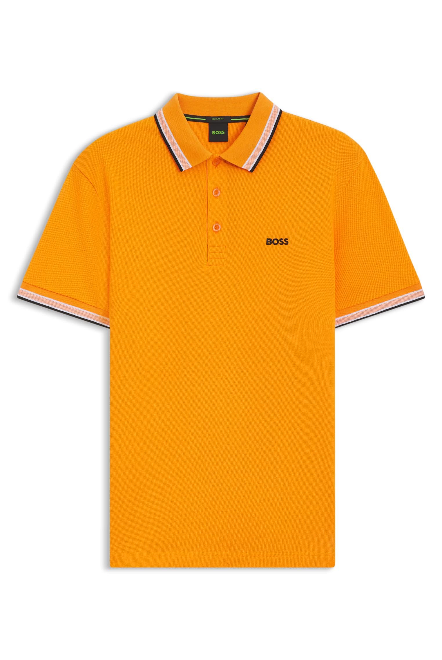 Boss Men's Bright Orange 822 Polo Shirt, Xl