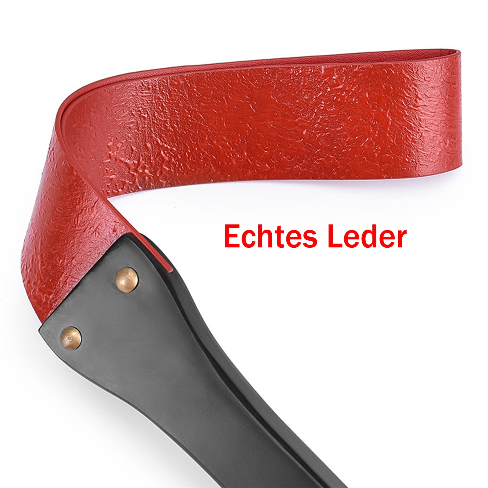 SM Paddel Erotik Echtes Leder Flogger Peitsche BDSM Bondage Spanking Paddle Mit Holzgriff Massage Cosplay Rollenspiele Fetisch Sexspielzeug Für Frauen Männer Und Paare Extrem