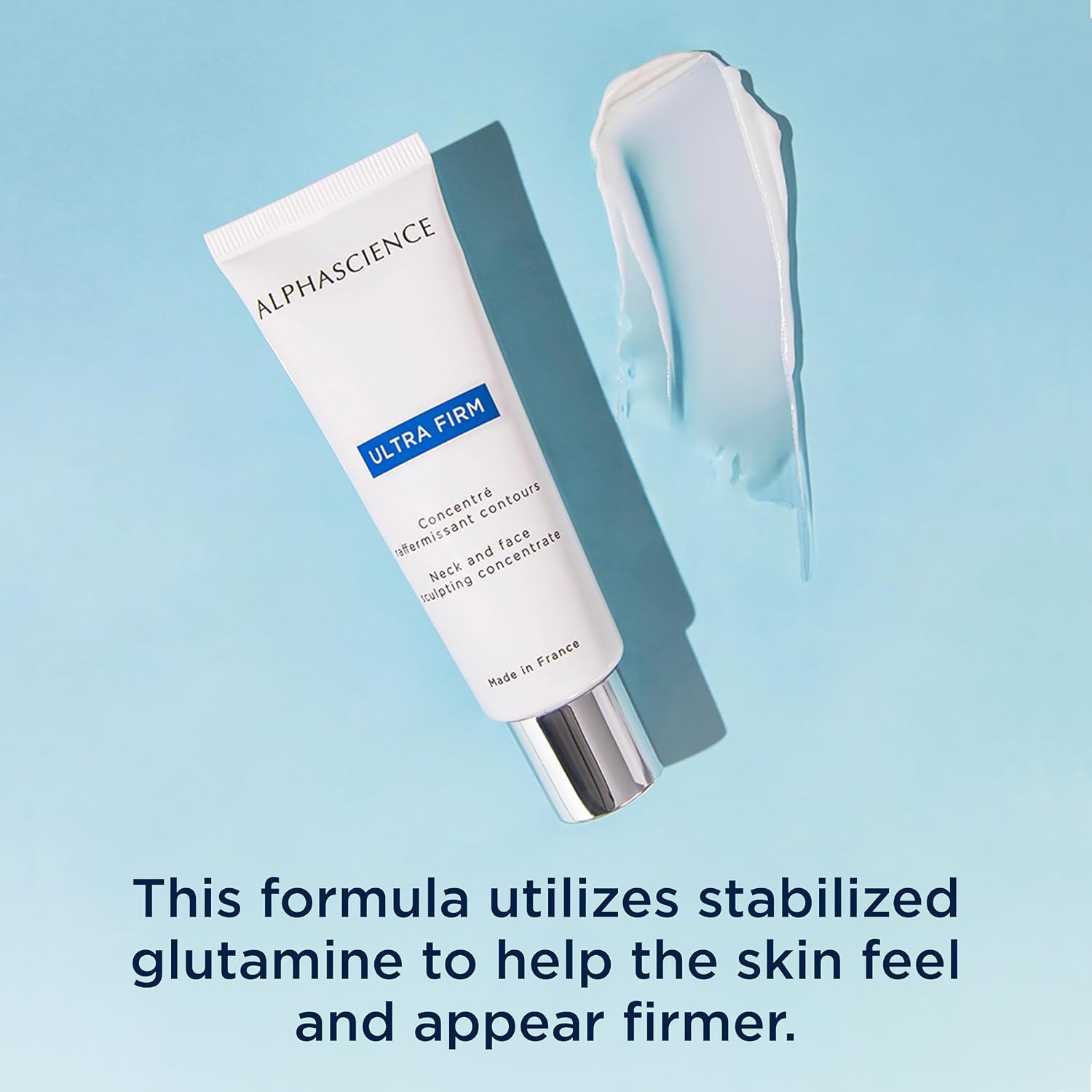 ALPHASCIENCE ULTRA FIRM Cream - Neck and Face Sculpting Concentrate -Skincare - Improves Elasticity and Texture - for Sagging, Rough Skin and Contouring the Face - 50 ml / 1.7 fl. oz.