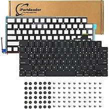 Backlight with Keyboard US English for MacBook Air A3241 15-inch,M4,2025 ANSI U.S. Layout Backlit+Keyboard Screws EMC 8782 Black
