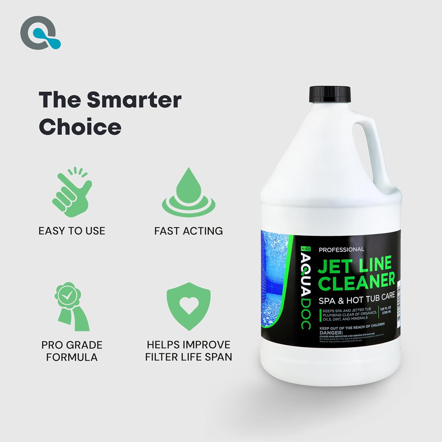 Jet Line Cleaner - 1 Gallon | Fast-Acting Spa & Jetted Tub Cleaner for Hot Tubs