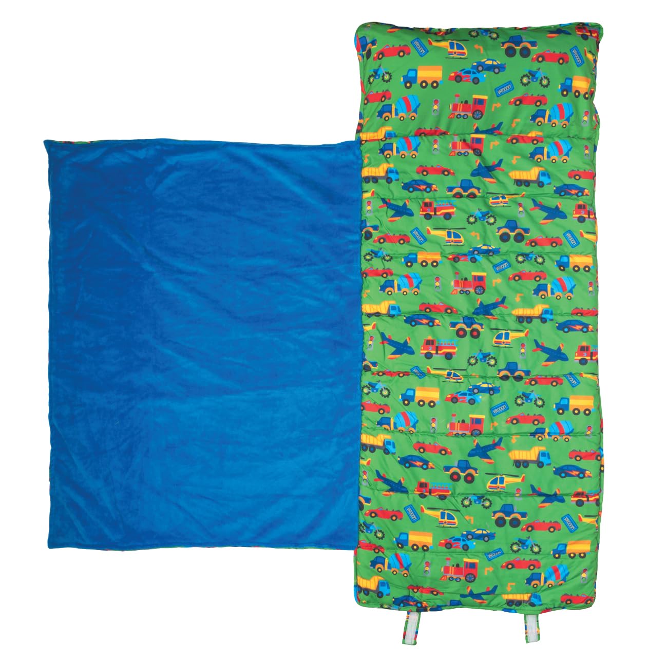 Stephen Joseph, Toddler All Over Print Nap Mat with Soft Blanket and Removable Pillow for Boys &amp; Girls, Kids Sleeping Bag for Elementary, Daycare, Preschool with Carry Handle, Camo