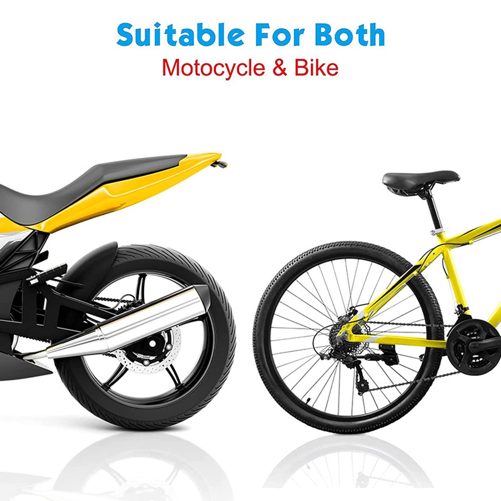 Gavigain 5 Sets Bike Chain Brush, Mountain Motorcycle Bicycle Chain Cleanings Practical Tools for Cycling Enthusiasts