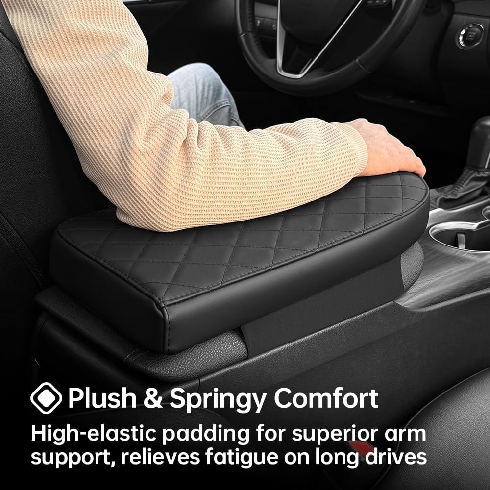 Camry center console cover pad suitable for 2018 2019 2020 2021 2022 2023 2024 faux leather Toyota Camry armrest mat waterproof wear resistant and scratch resistant center console protection accessory