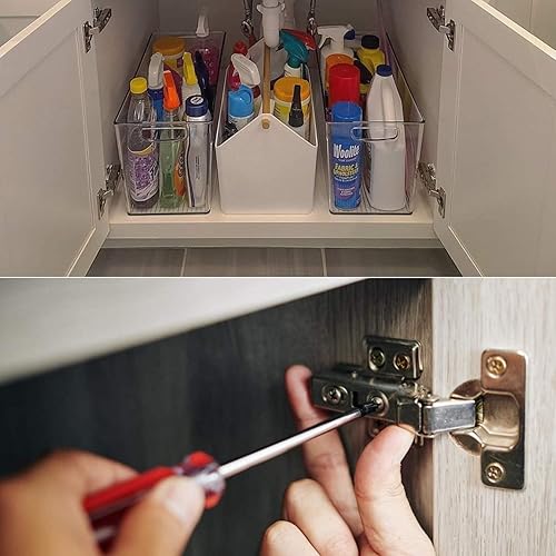 Miniatura 7 de KIMDOT Bisagras de gabinete de plantilla de inserción de cierre rápido sin marco de cierre suave cocinas baños euro bisagra