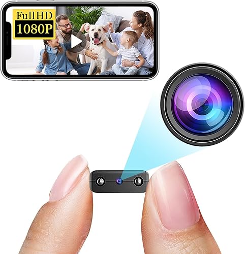 Smallest Wireless Wifi Camera,HD1080P Mini Security Camera with Video Recording Live Feed,Baby Monitor,Pet Camera With Night Vision,Motion