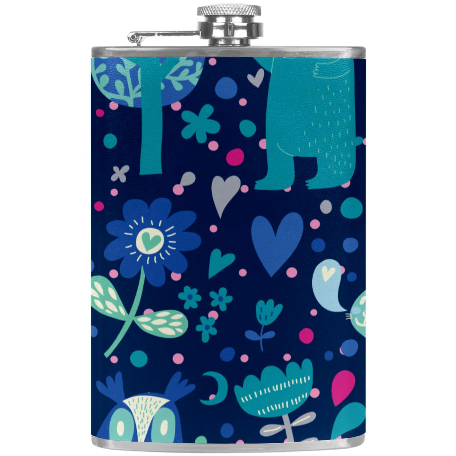 Flasque à whisky de poche pour camping et barbecue entre buveurs