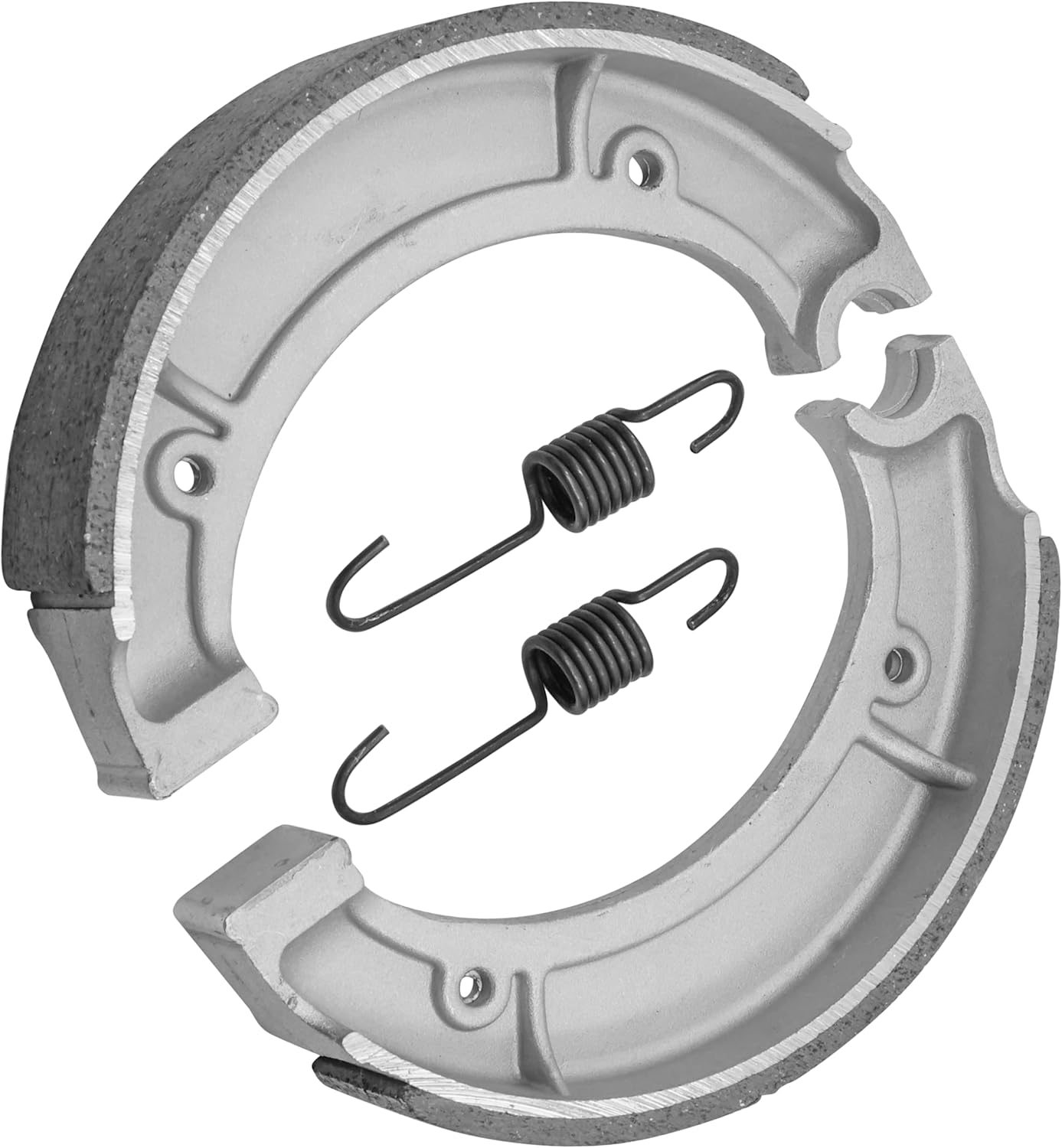 Caltric Rear Brake Shoes Compatible with Yamaha Big Bear 400 Yfm400 Yfm-400 2Wd 4Wd 2000 2001 2002 2003 2004 New