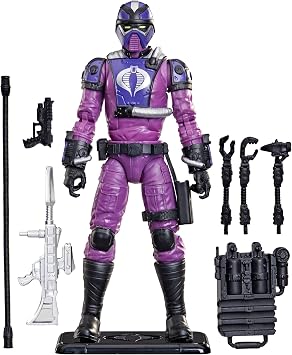 G.I. Joe Classified Series Retro Cardback Techno-Viper, Collectible 6 Inch Action Figure Set with 8 Accessories