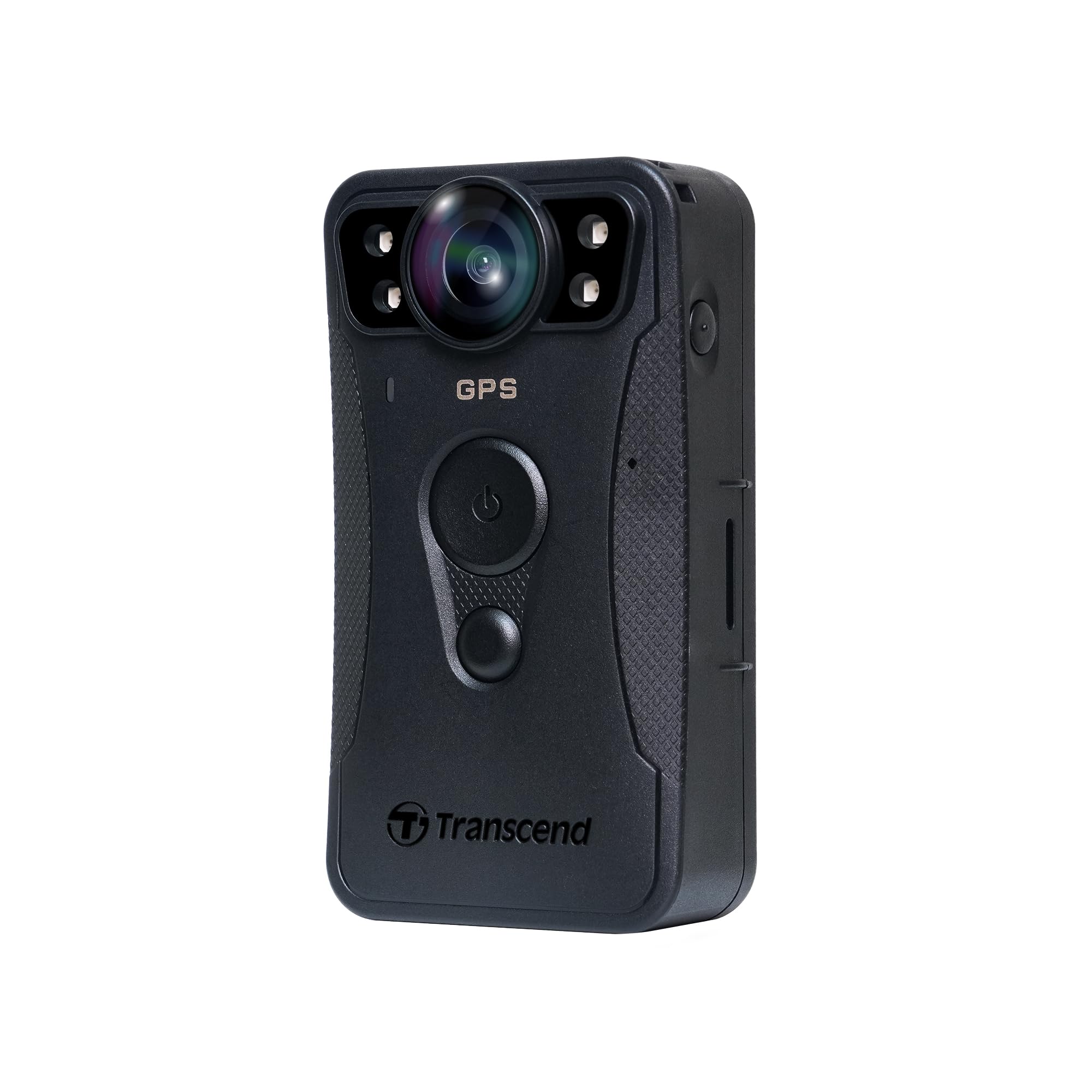 Transcend 128GB 1440P QHD Police Body Camera, STARVIS 2 Sensor, IP68 Weatherproof Body Worn Camera w/Electric Image Stabilization, Night Vision, WiFi&Bluetooth, GPS, for Law Enforcement, Delivery