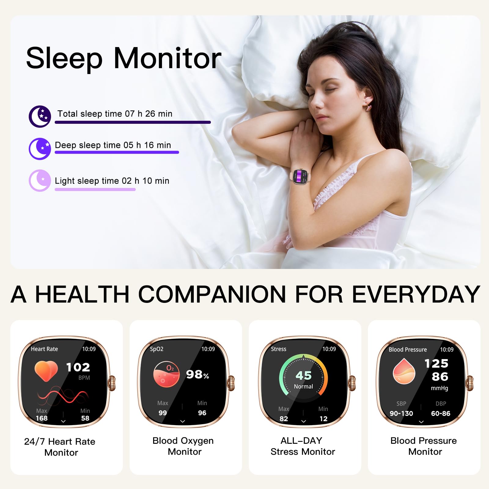 Marsyu 2026 Montre Connectée Homme pour Android/iOS