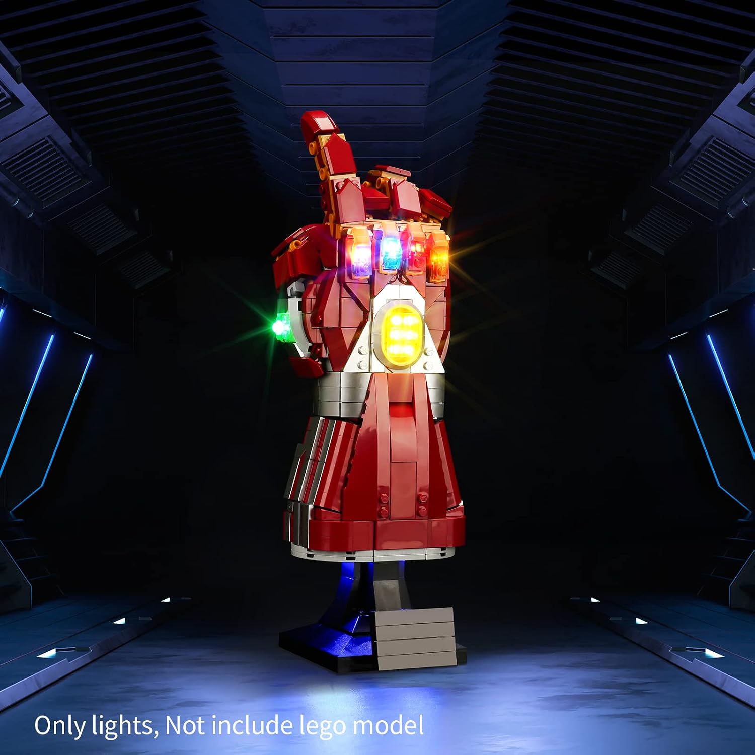 LED Light Kit for Lego Marvel Nano Gauntlet 76223, Compatible with Lego 76223, Lighting Your Toy for Marvel Nano Gauntlet - NOT Included The Model Set
