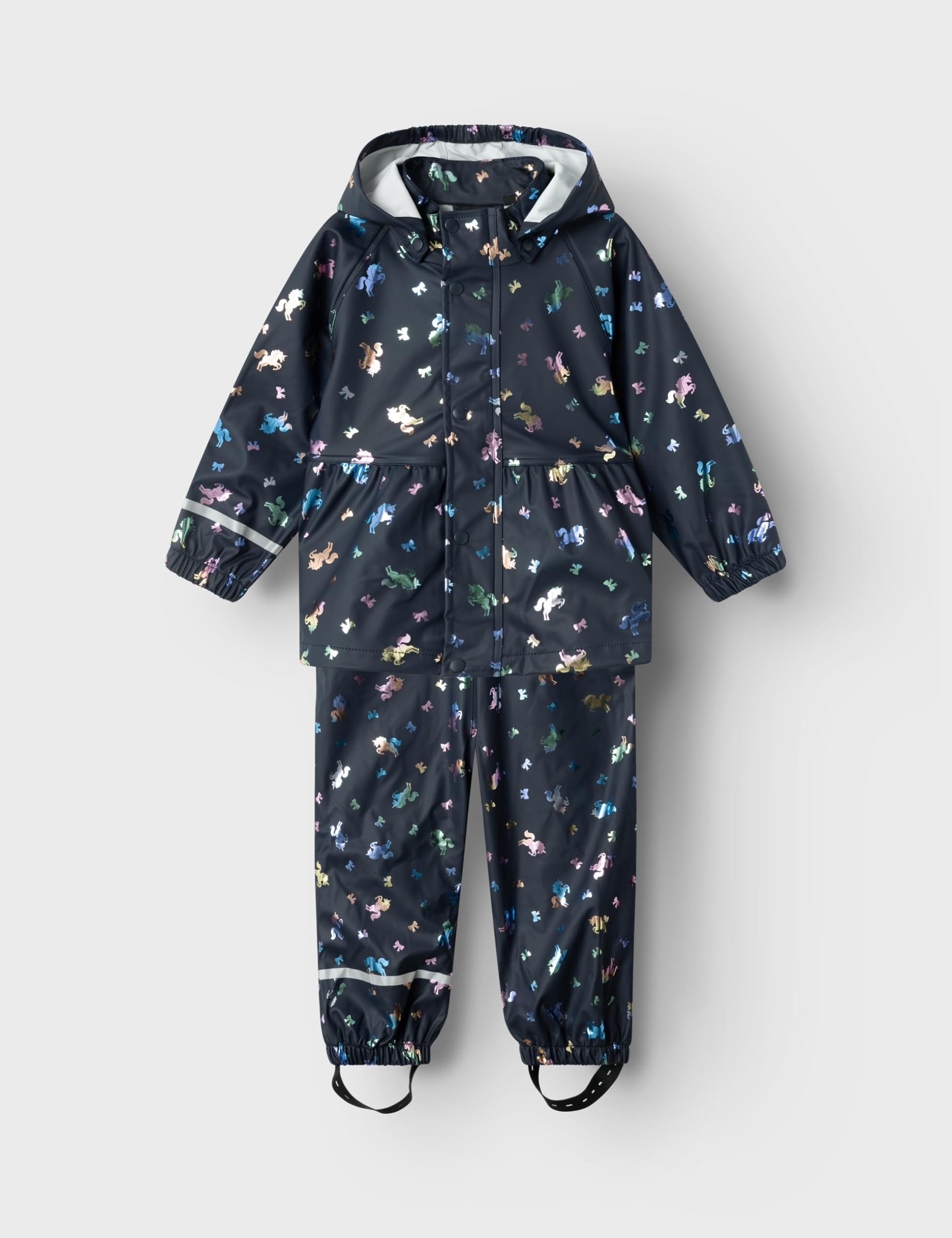 NAME IT Nmfdry10 Rain Set Foil Aop Fo Tuta da sci Bambine e ragazze (Pacco da 1)