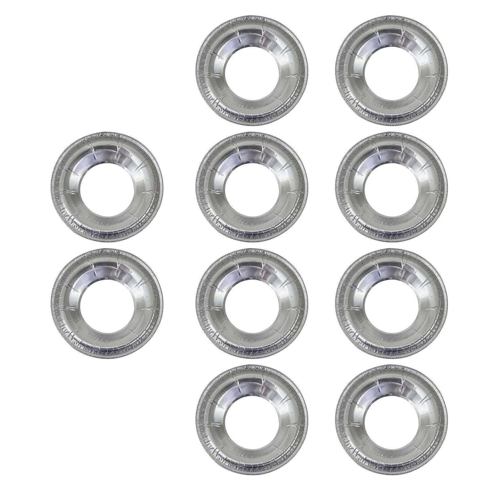 Buxuaaaa 10Pieces Tin Stove Burners Liners Oven Covers Stove Liners Kitchen Tool Perfect for Clean Cooking Surfaces Oil Protector