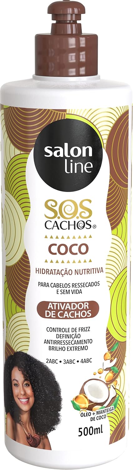 Buy Linha Tratamento Sos Cachos Salon Line Ativador De Cachos Coco Tratamento Profundo 500 Ml Salon Line Treatment Sos Curls Collection Deep Treatment Coconut Curl Activator 16 9 Fl Oz Online In Indonesia B07bjlbqbr