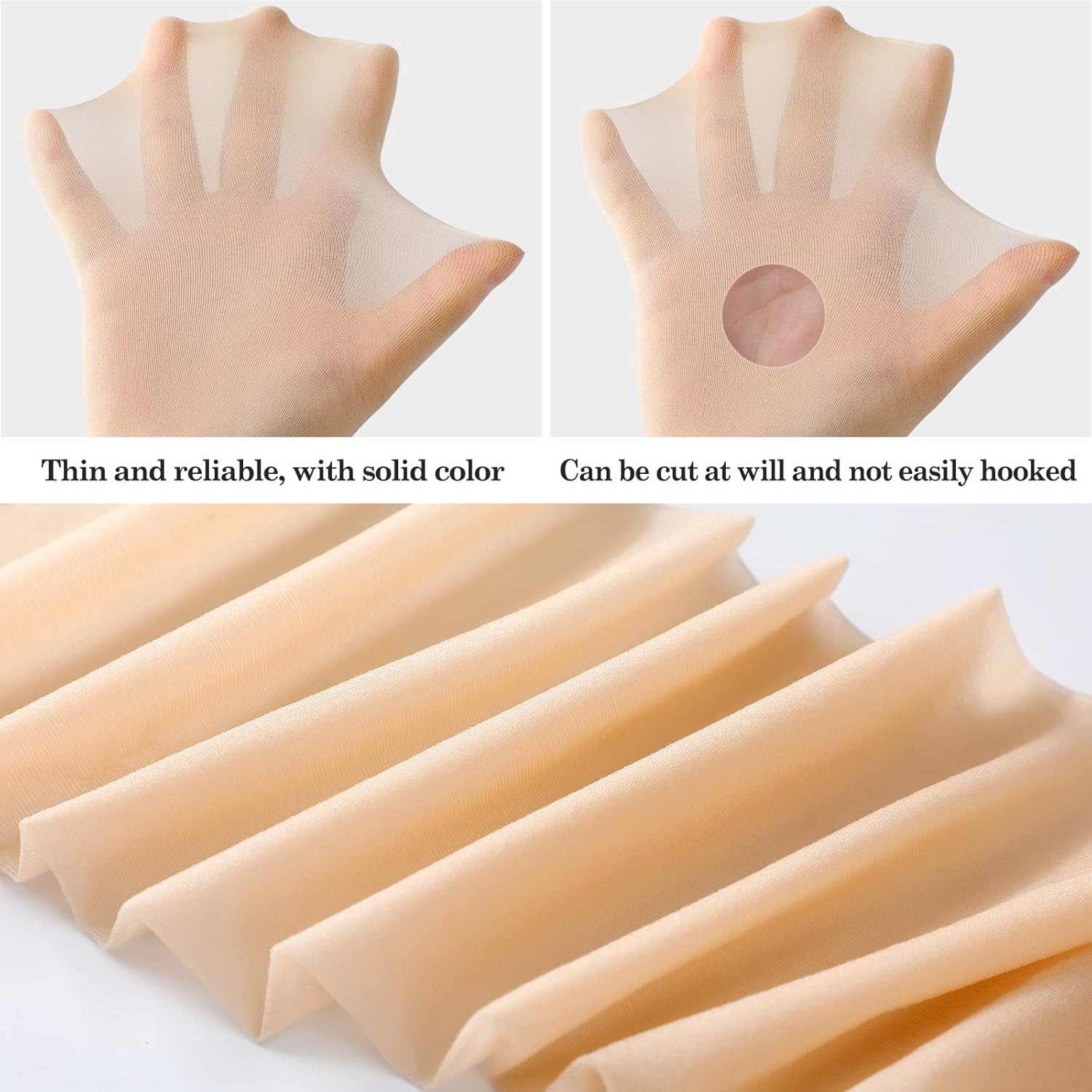 Mepase 4 Pairs Women Golf Sheer Tights UV Protection Stockings with Reinforced Toes Non Slip Sheers Tights Outdoors - Image 5