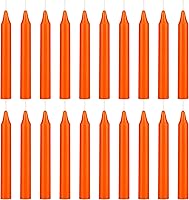 Vista 51 de Mega Candles 20 piezas Velas Cónicas Mini Exquisitas de Conjuro Sin Aroma Morado Oscuro, 4 Pulgadas de Alto x 1/2 Pulgada de Diámetro, Campanillas