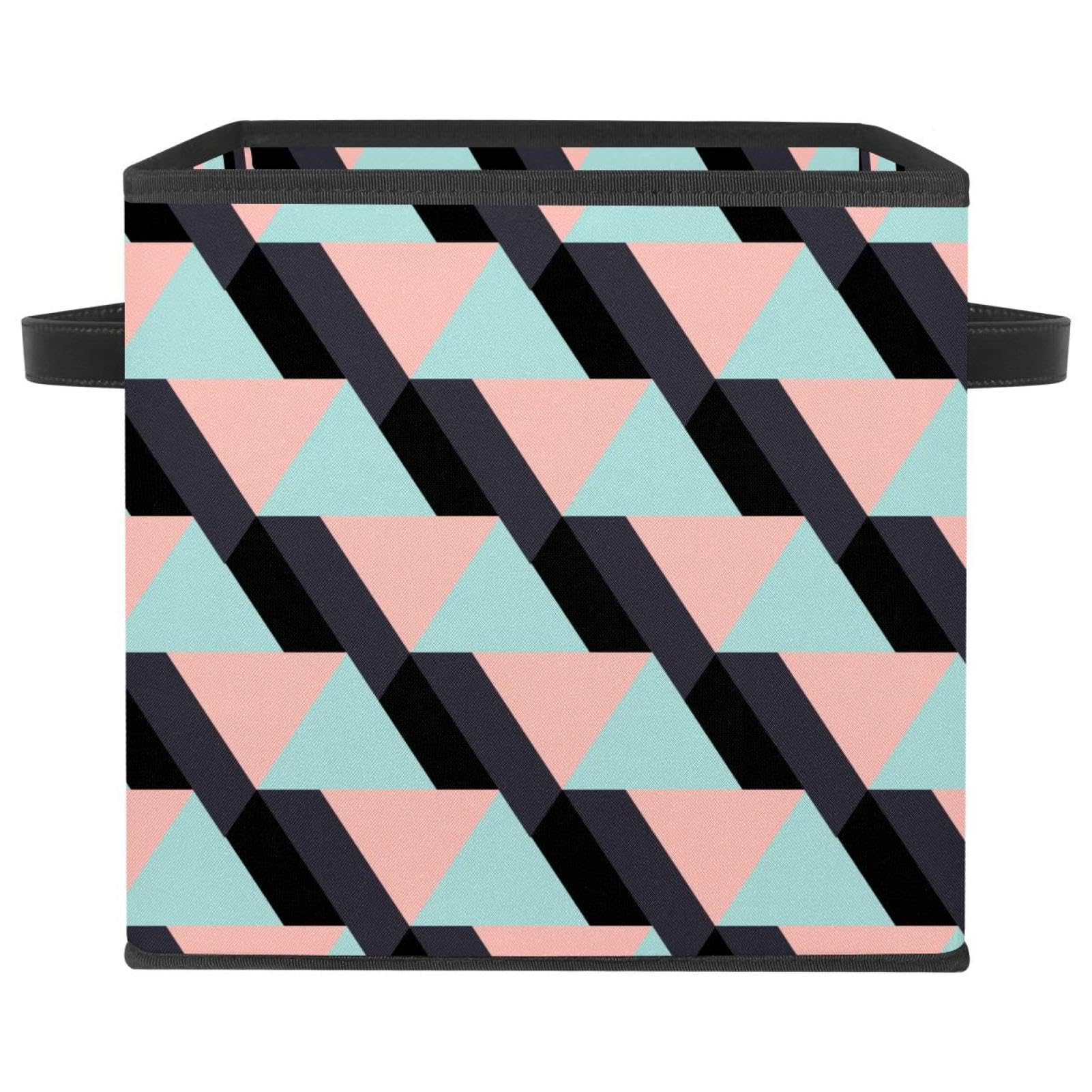 Boîte de rangement pliable cube en tissu pour placard et vêtements