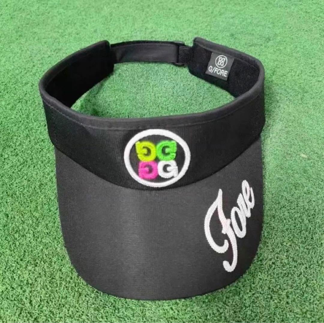 ジーフォア ゴルフ バイザーG/FORE GOLF 帽子 ユニセックス ブラック