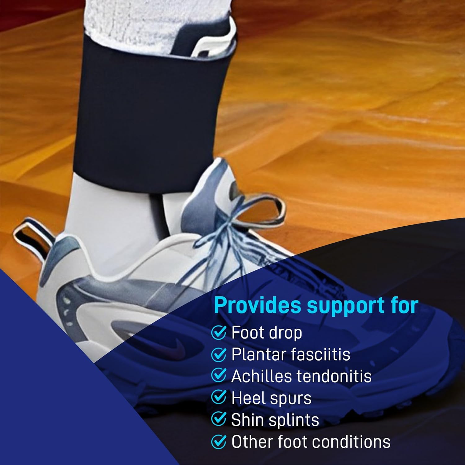Dorsi-Lite Foot Drop Foot Splint Use With or Without Shoes