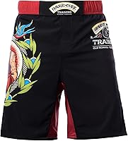 Vista 100 de Hardcore Training Pantalones cortos de lucha para hombre Boxeo MMA Combat BJJ Grappling Fitness Muay Thai Kickboxing No Gi