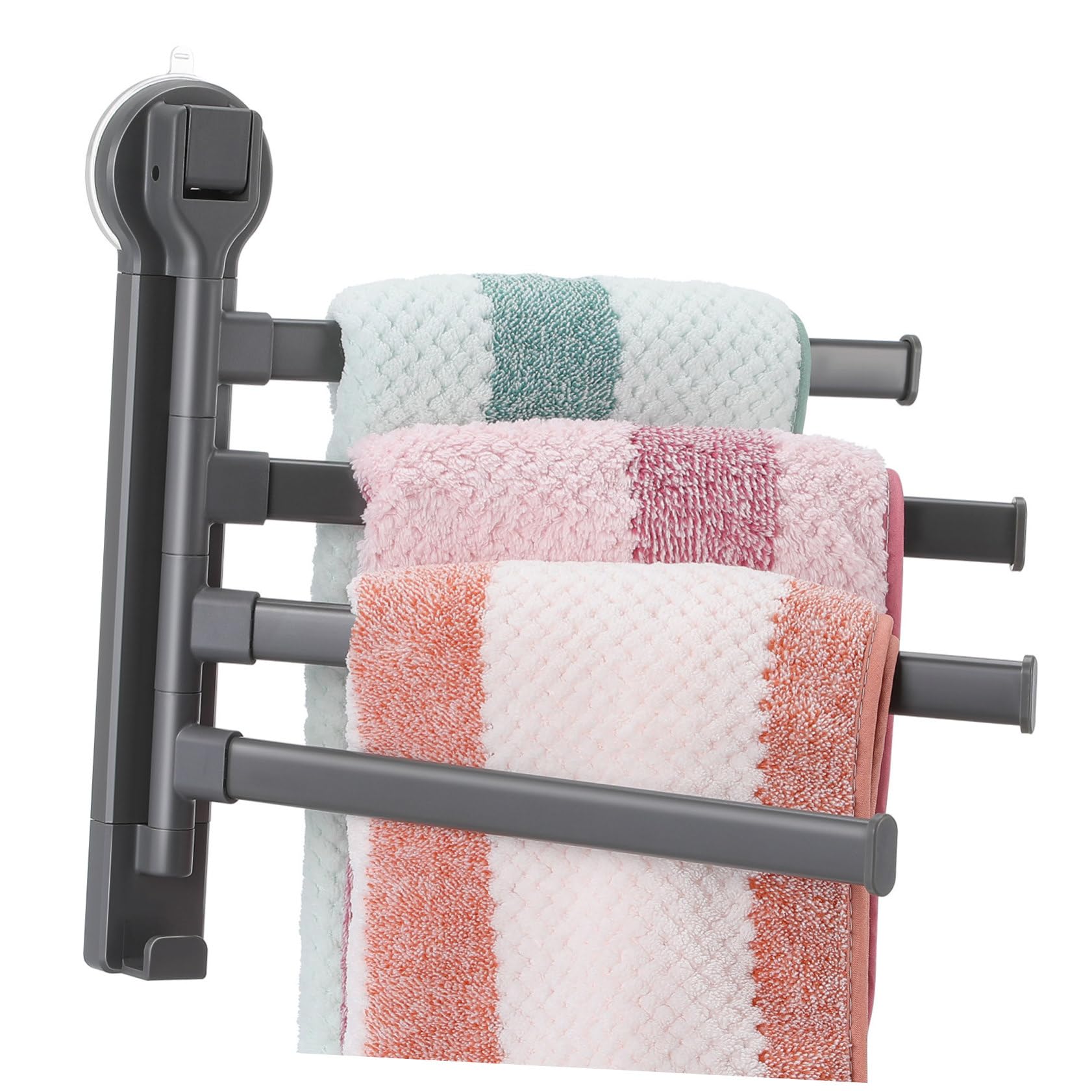 Porte serviettes salle bain ventouse pour le rangement organisé de la famille