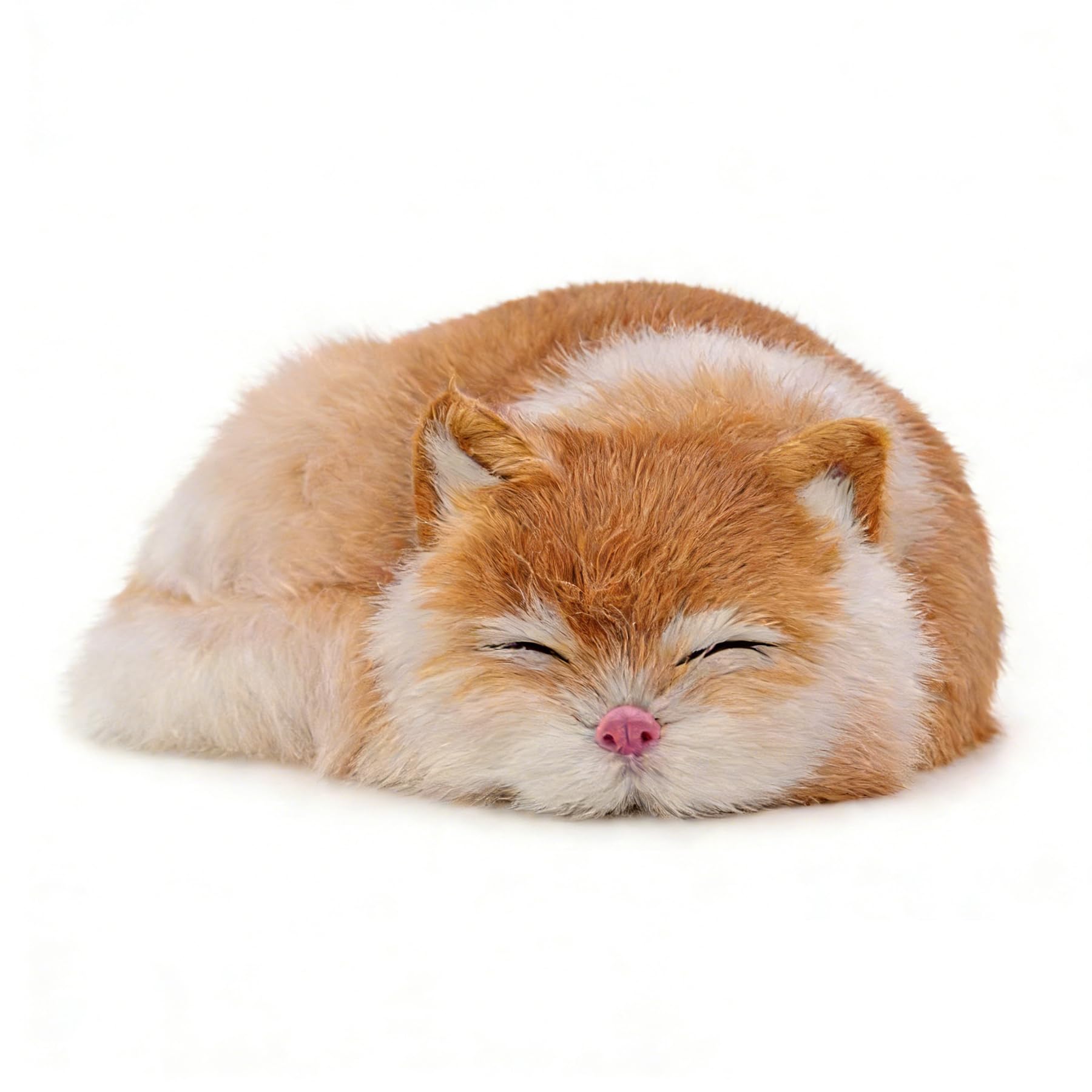 Wonder Sprout 8.26inch Orange Cat Plush Toy - Super Cute Lifelike Cat Stuffed Animal, Soft Fluffy Kitty Pillow, Perfect Christmas Birthday Baby Children's Gift for Kids, Home & Car Decorations Girls