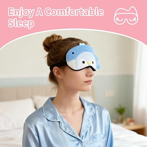 Miniatura 7 de PERFECTSIGHT Lindas mascarillas para dormir (pingüino azul)
