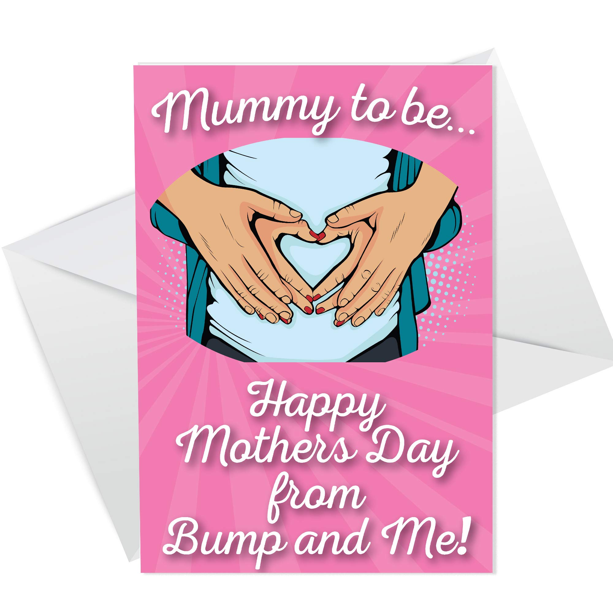 Mummy to Be Mothers Day Card From Baby Bump Cute Mummy Card Keepsake