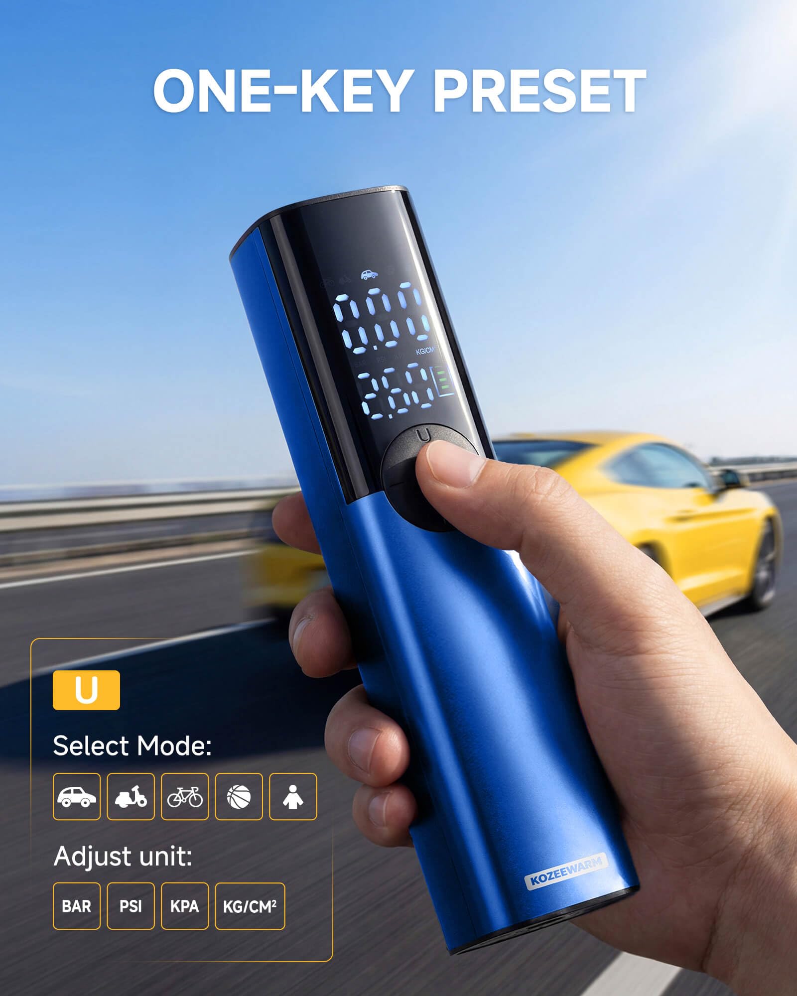 Portable Tire Inflator - Car, Bike & More -4